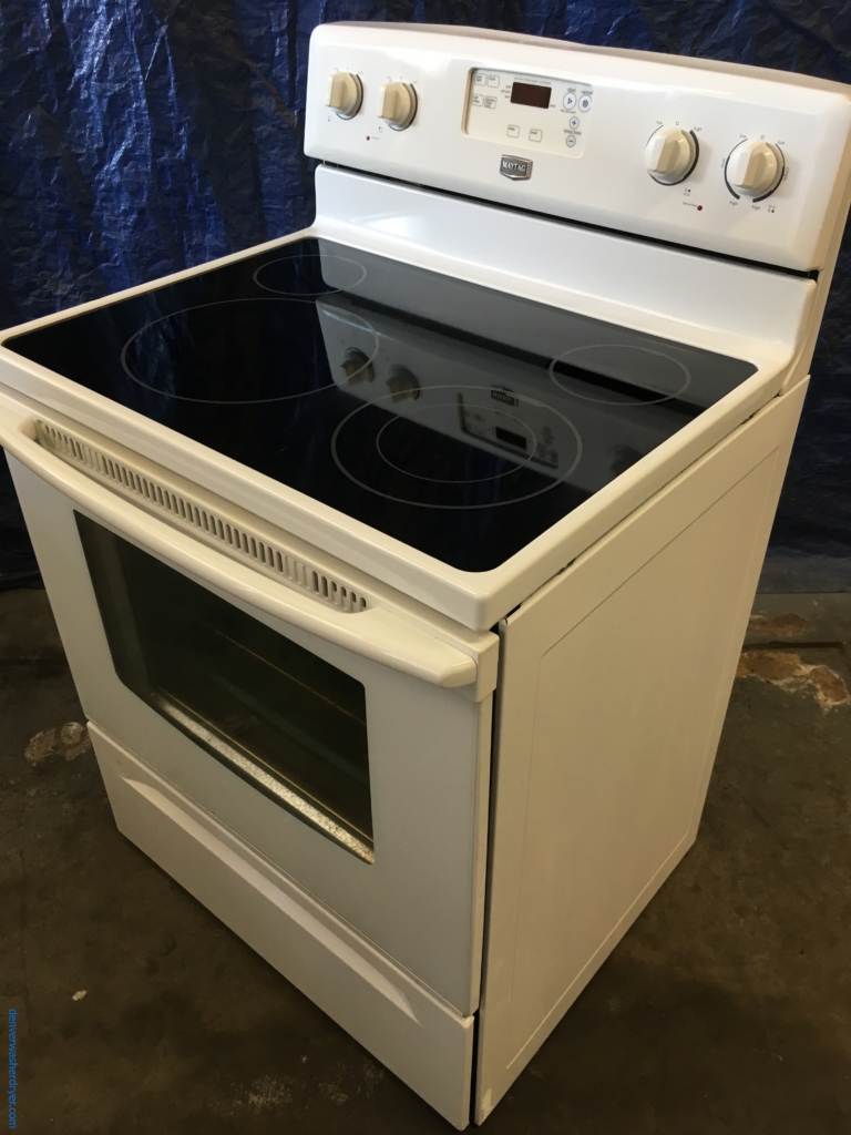 30″ Maytag Free-Standing Smooth-Top Electric Range, 1-Year Warranty
