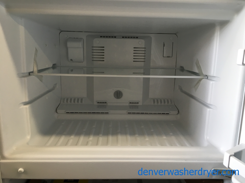 BRAND-NEW 28″ Whirlpool Top-Freezer (17.6 Cu. Ft.) Refrigerator, 1-Year Warranty