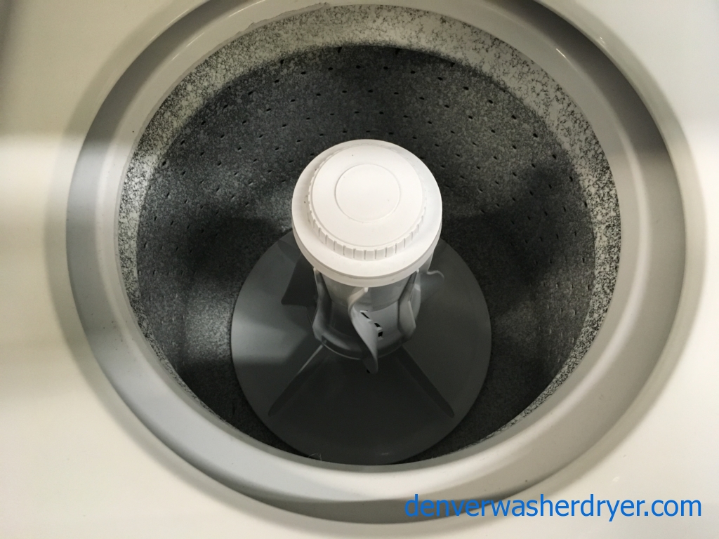 24″ Quality Refurbished Whirlpool Thin-Twin Heavy-Duty Direct-Drive Electric Laundry Center, 1-Year Warranty