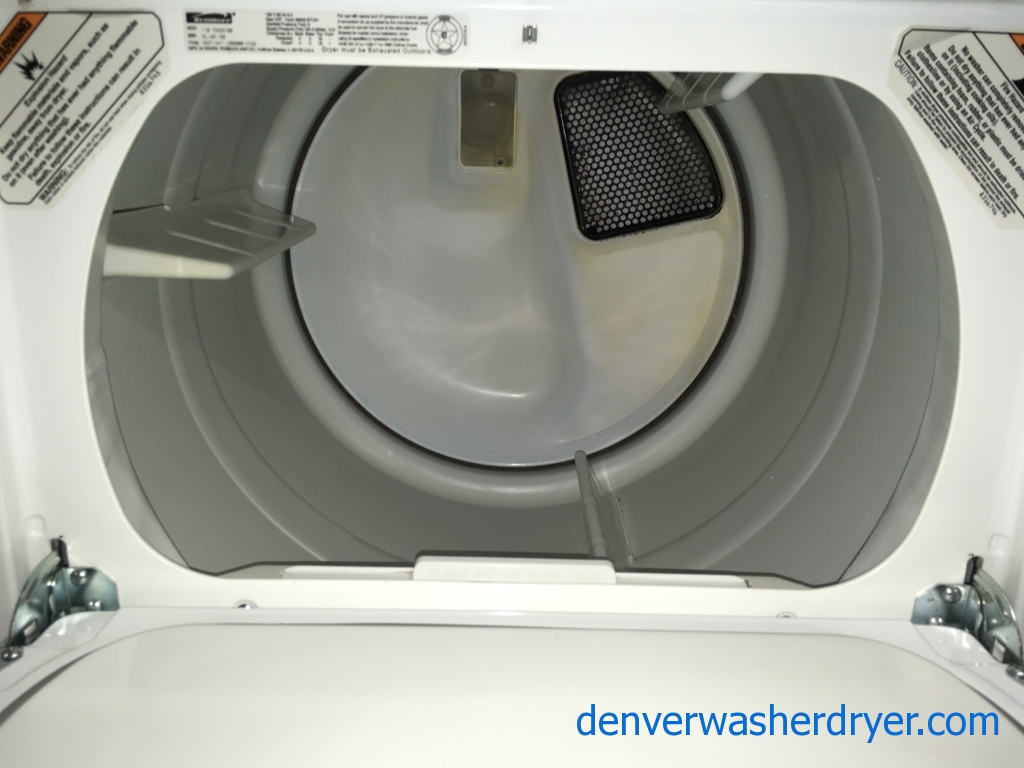 27″ Heavy-Duty Kenmore 90-Series *GAS* Dryer, 1-Year Warranty