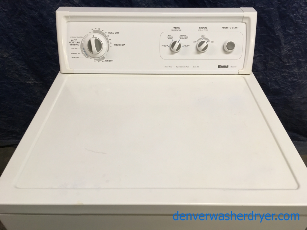 27″ Heavy-Duty Kenmore 90-Series *GAS* Dryer, 1-Year Warranty