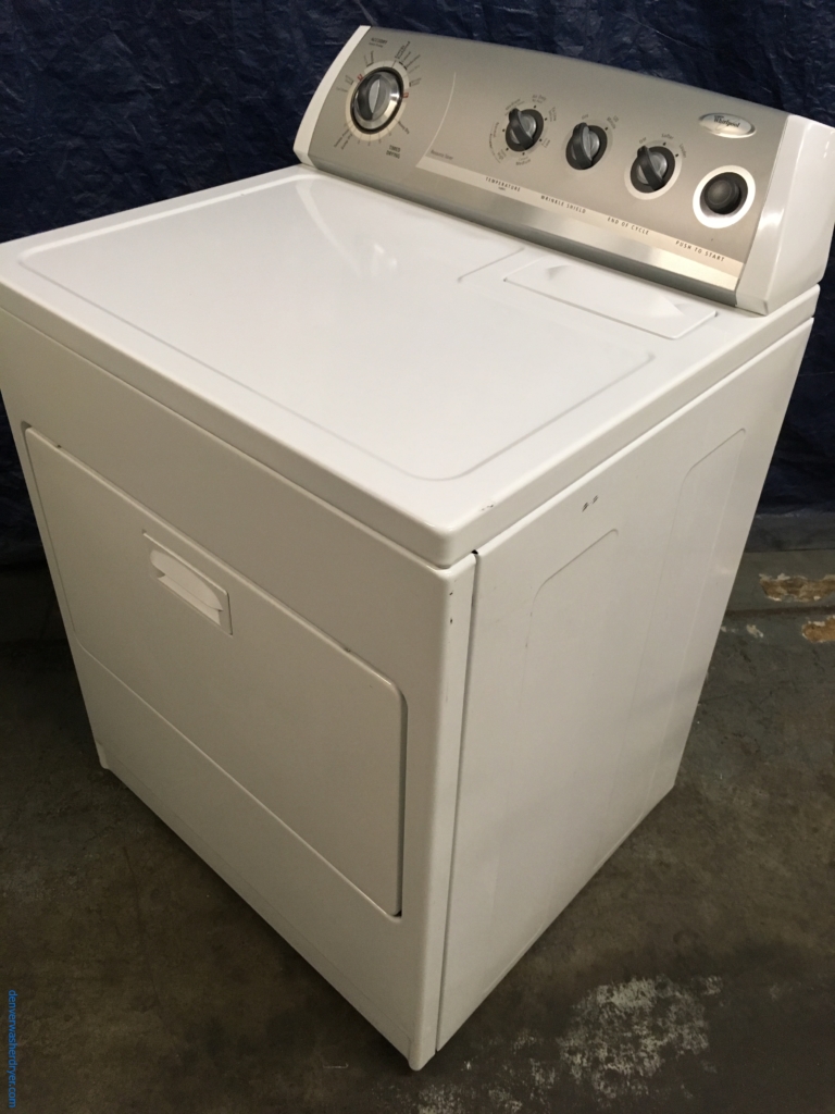 Quality Refurbished 29″ Whirlpool Electric (7.0 Cu. Ft.) Dryer, 1-Year Warranty