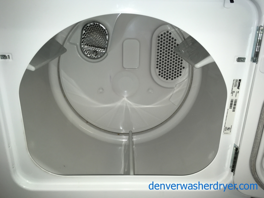 29″ Full-Sized Kenmore Electric (6.0 Cu. Ft.) Dryer, 1-Year Warranty