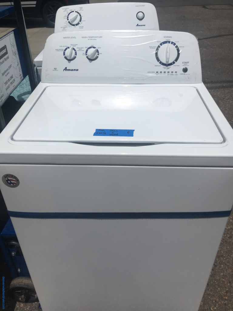 Brand-New Amana Washer & Electric Dryer, 1-Year Warranty