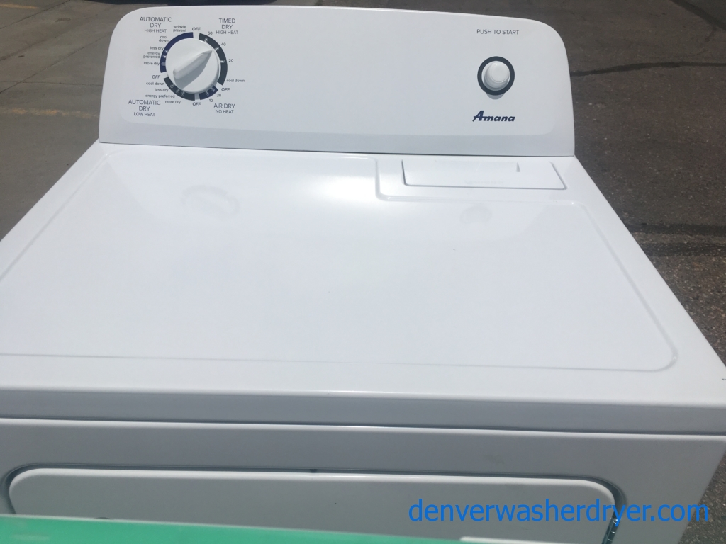 Brand-New Amana Washer & Electric Dryer, 1-Year Warranty
