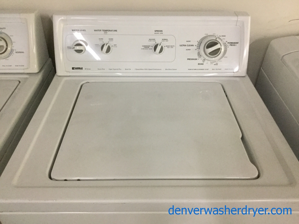 Best Washer Ever Made! 27″ Heavy-Duty Kenmore 80-Series Top-Load Direct-Drive (3.8 Cu. Ft.) Washer w/Agitator, 1-Year Warranty