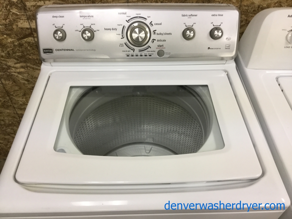 Modern Maytag HE Washing Machine with EcoConserve, Energy Star, 1-Year Warranty!