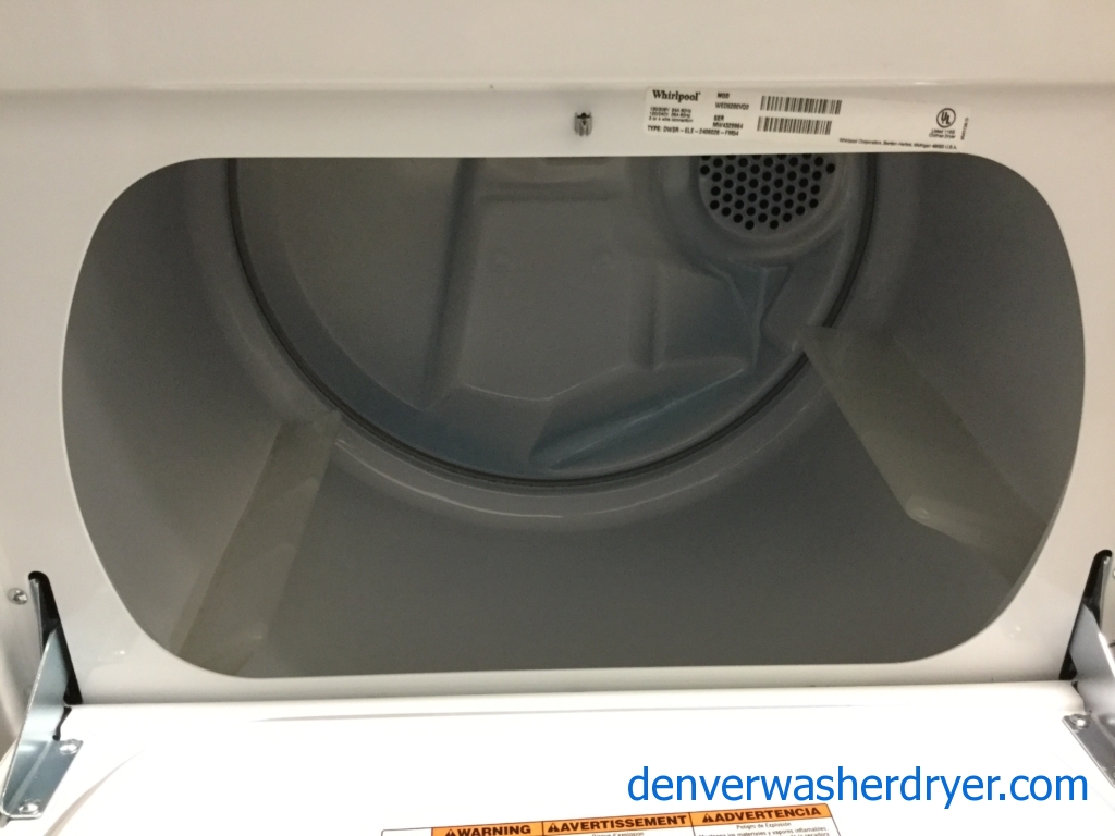 Heavy-Duty Whirlpool Direct-Drive Washer Super-Capacity Electric Dryer Pair, Quality Refurbished, 1-Year Warranty