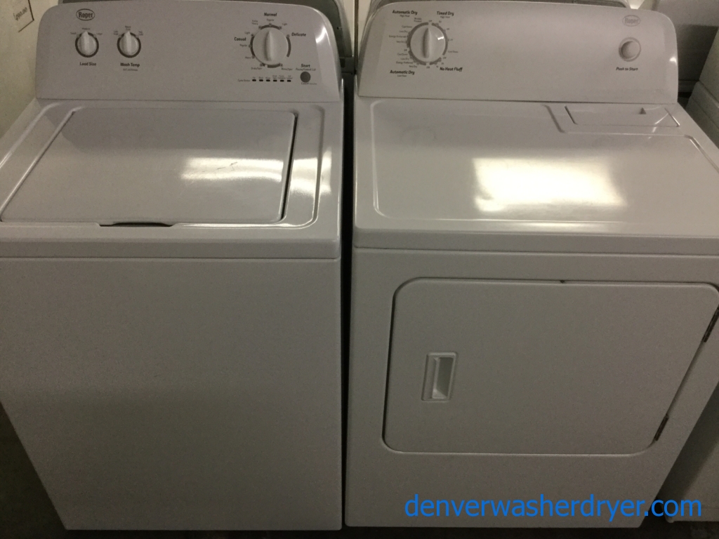 Righteous Roper (Whirlpool) Laundry Set, Full-Sized Washer, Electric Dryer, 1-Year Warranty!