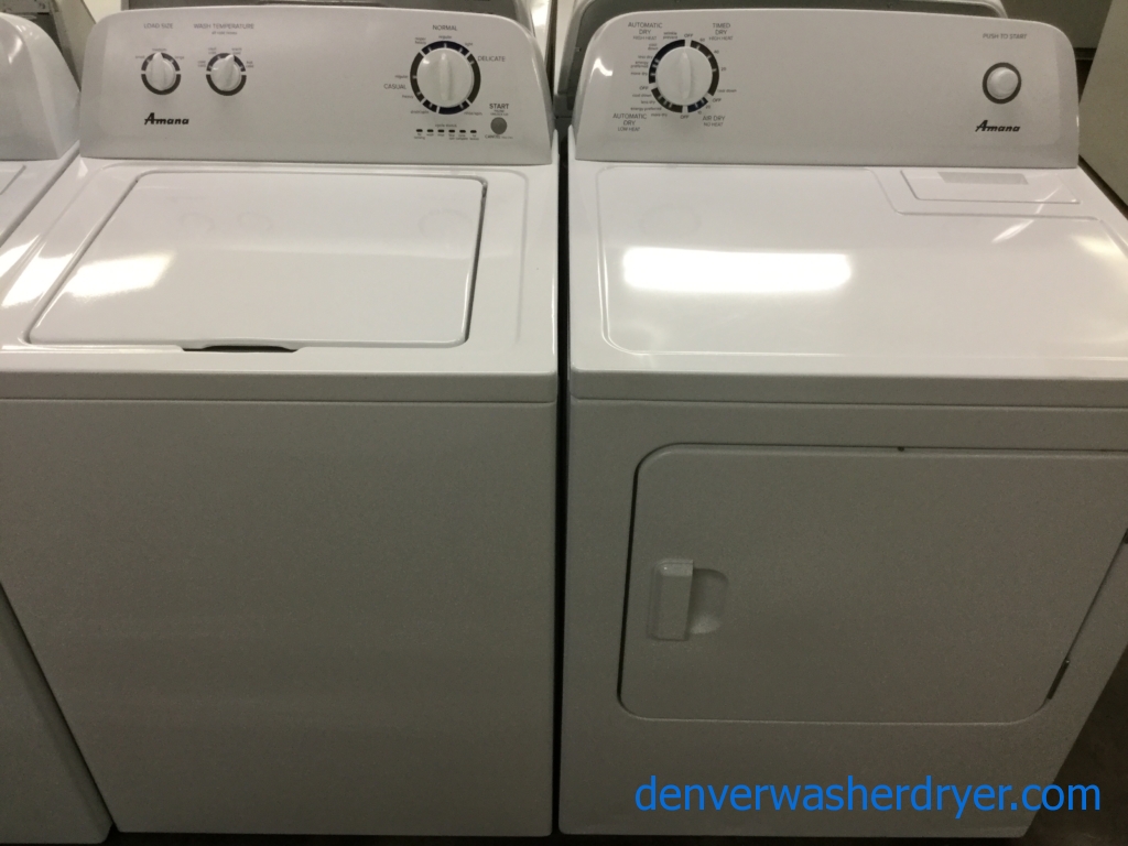 Large Images for Amazing Amana (Maytag) Washer Dryer Set, Electric, FullSized, Newer Models, 1