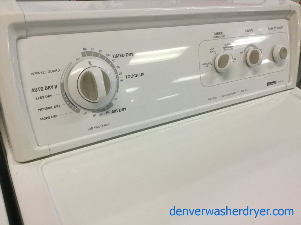 The Best Kenmore 90-Series Set Ever Made, 27″ Top-Load Washer & 27″ Electric Dryer, Quality Refurbished, 1-Year Warranty