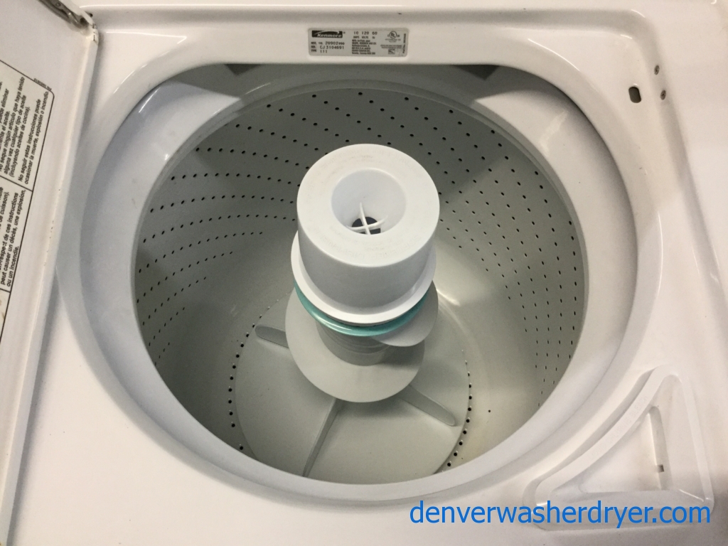 The Best Kenmore 90-Series Set Ever Made, 27″ Top-Load Washer & 27″ Electric Dryer, Quality Refurbished, 1-Year Warranty