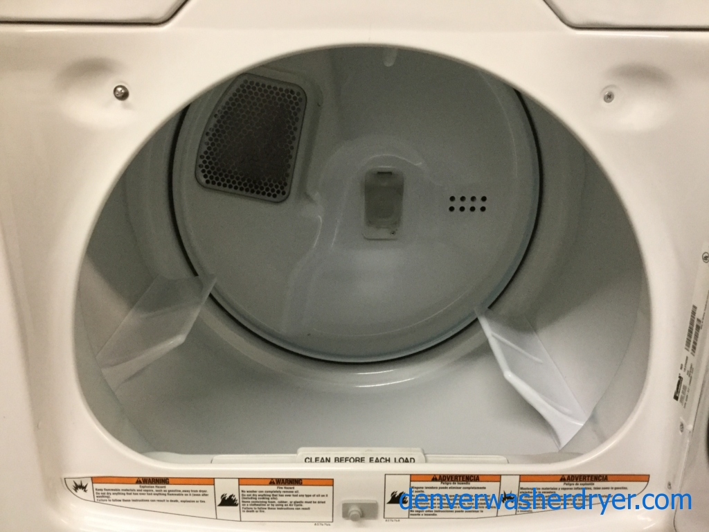 Fantastic Kenmore (Whirlpool) Elite Oasis Set, Direct-Drive HE Energy Star Washer w/Agitator & Electric Over-Sized Dryer, Quality Refurbished, 1-Year Warranty!