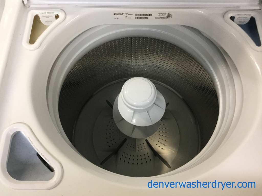 Fantastic Kenmore (Whirlpool) Elite Oasis Set, Direct-Drive HE Energy Star Washer w/Agitator & Electric Over-Sized Dryer, Quality Refurbished, 1-Year Warranty!