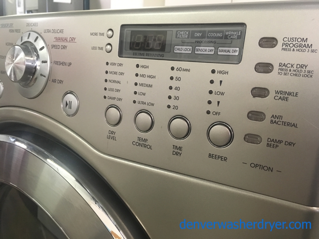 Large Images for 27″ LG TROMM Stackable FrontLoad Electric (7.3 Cu. Ft