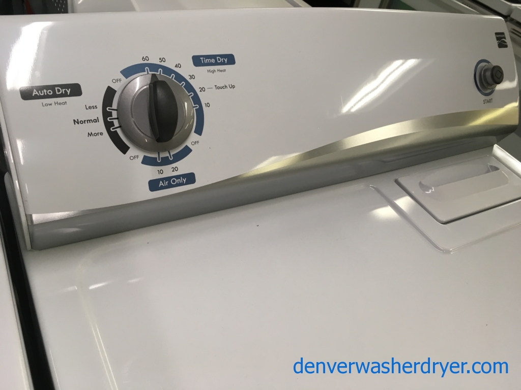 Cool Kenmore Top Load Laundry Set, Agitator Washer, Electric Dryer, 1-Year Warranty!
