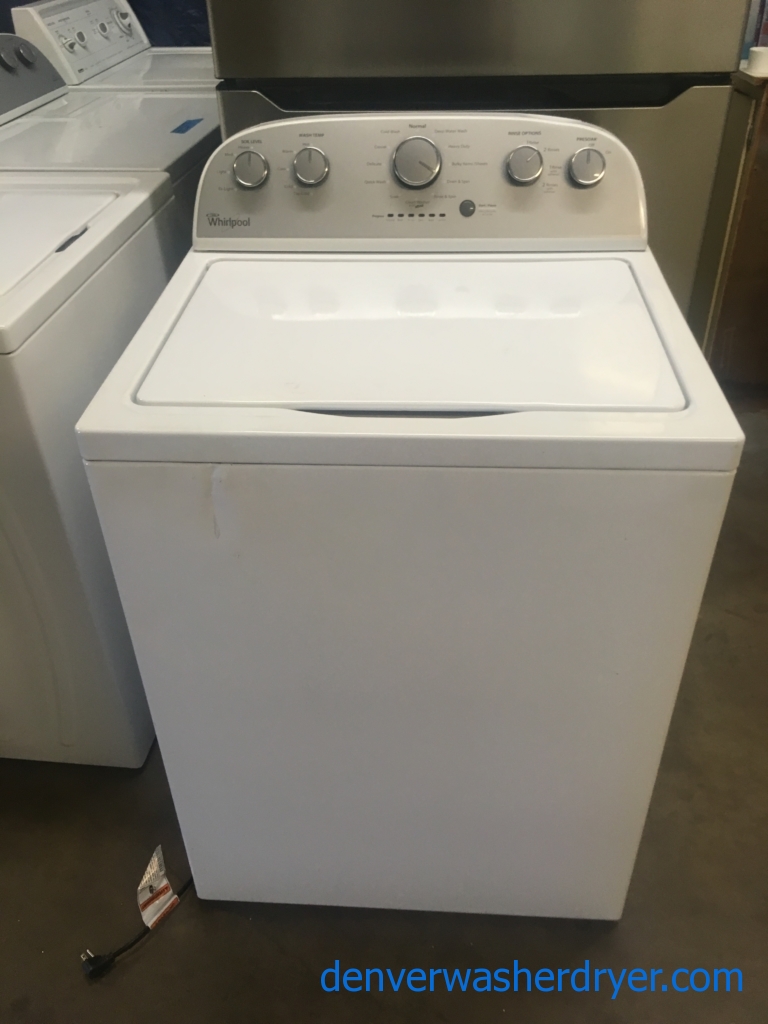 Large Images for HE 27″ Whirlpool TopLoad (4.3 Cu. Ft.) Washer, 1Year