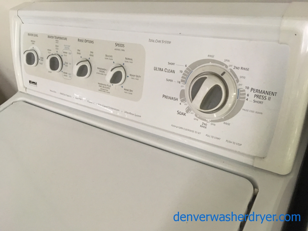 KING Size Kenmore Elite Direct-Drive Washing Machine, Quality Refurbished, 1-Year Warranty