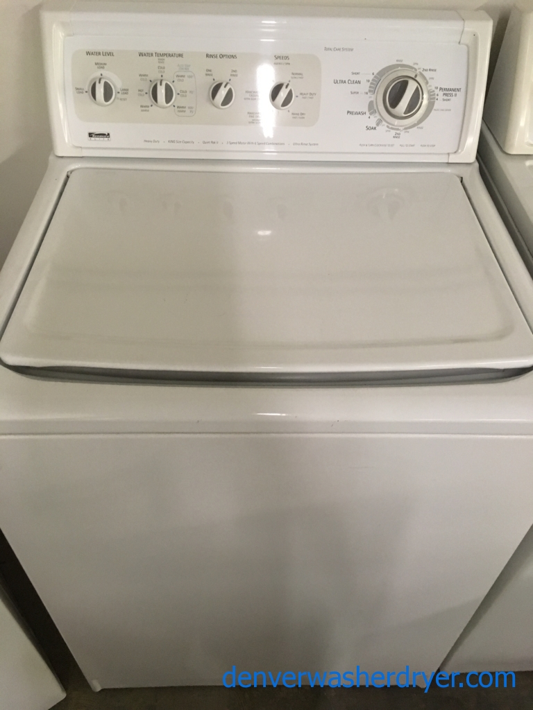 KING Size Kenmore Elite Direct-Drive Washing Machine, Quality Refurbished, 1-Year Warranty