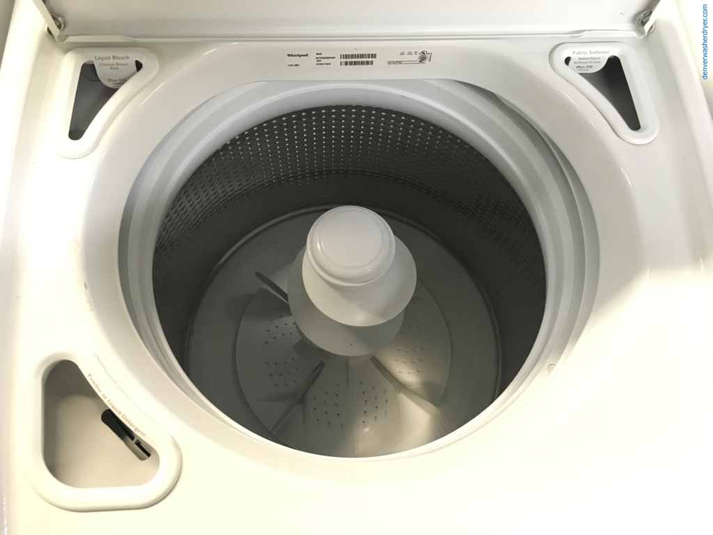 Large Images for HE Whirlpool Cabrio DirectDrive Washer w/Agitator & Electric Dryer, 1Year