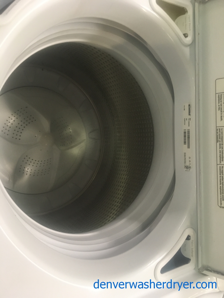 Quality Refurbished Kenmore Elite Oasis-Series HE Top-Load Direct-Drive Washer & Electric Dryer Set, 1-Year Warranty