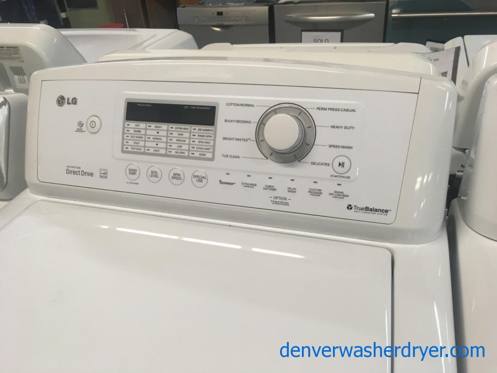 Large Images for Quality Refurbished LG HE TopLoad DirectDrive Washer