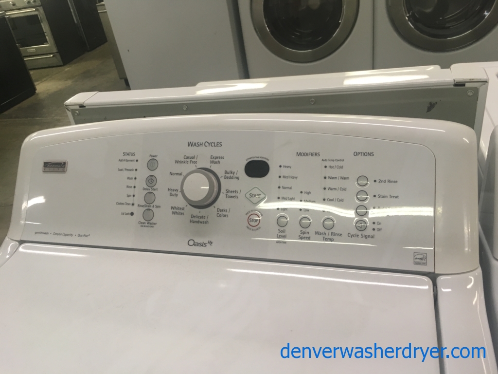 Large Images for Quality Refurbished Kenmore Elite OasisSeries HE Top