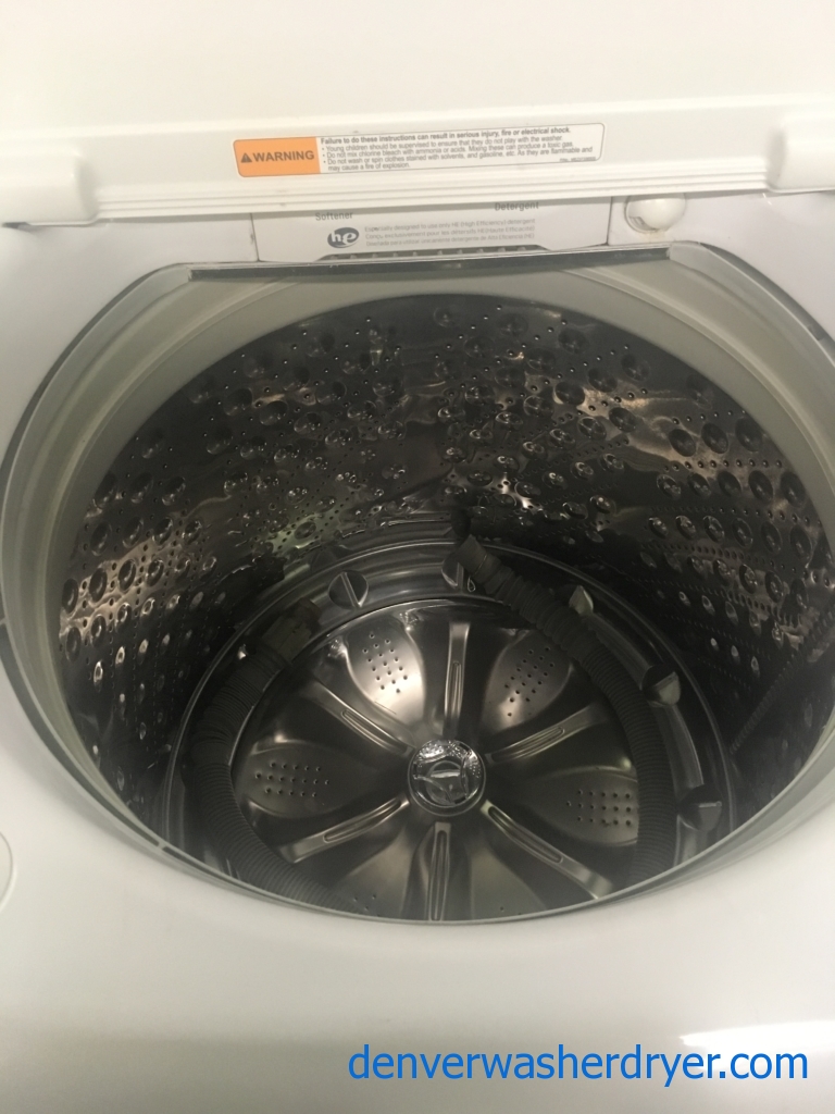 Quality Refurbished Kenmore (LG) Elite HE Top-Load Direct-Drive Washer & Electric Dryer Set, 1-Year Warranty