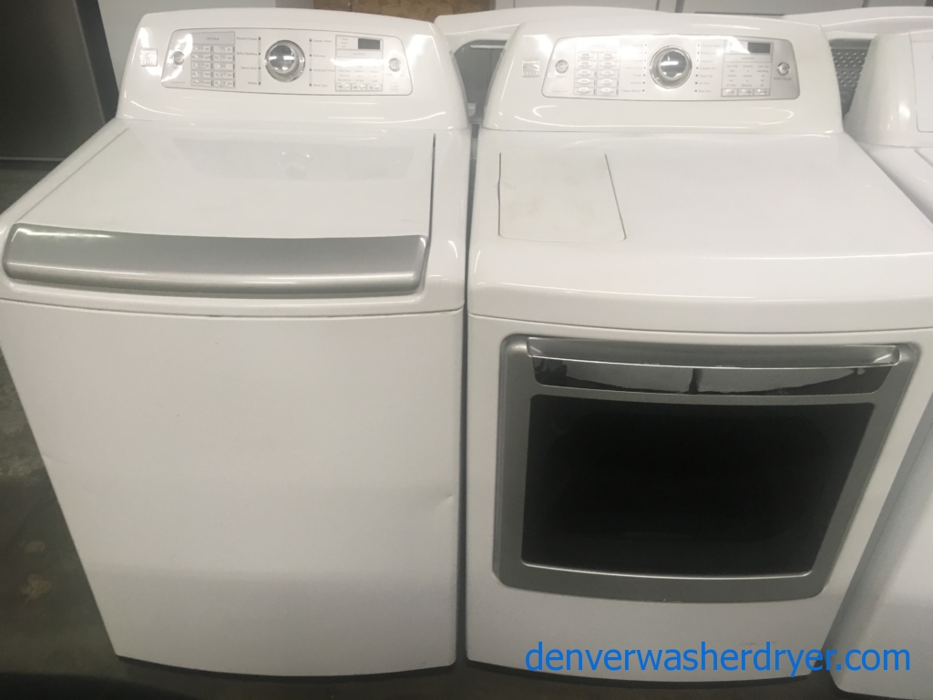 Quality Refurbished Kenmore (LG) Elite HE Top-Load Direct-Drive Washer & Electric Dryer Set, 1-Year Warranty