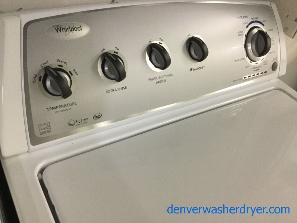 Whirlpool Washing Machine, Top-Load, Energy-Star, HE, Newer Model, Quality Refurbished, 1-Year Warranty