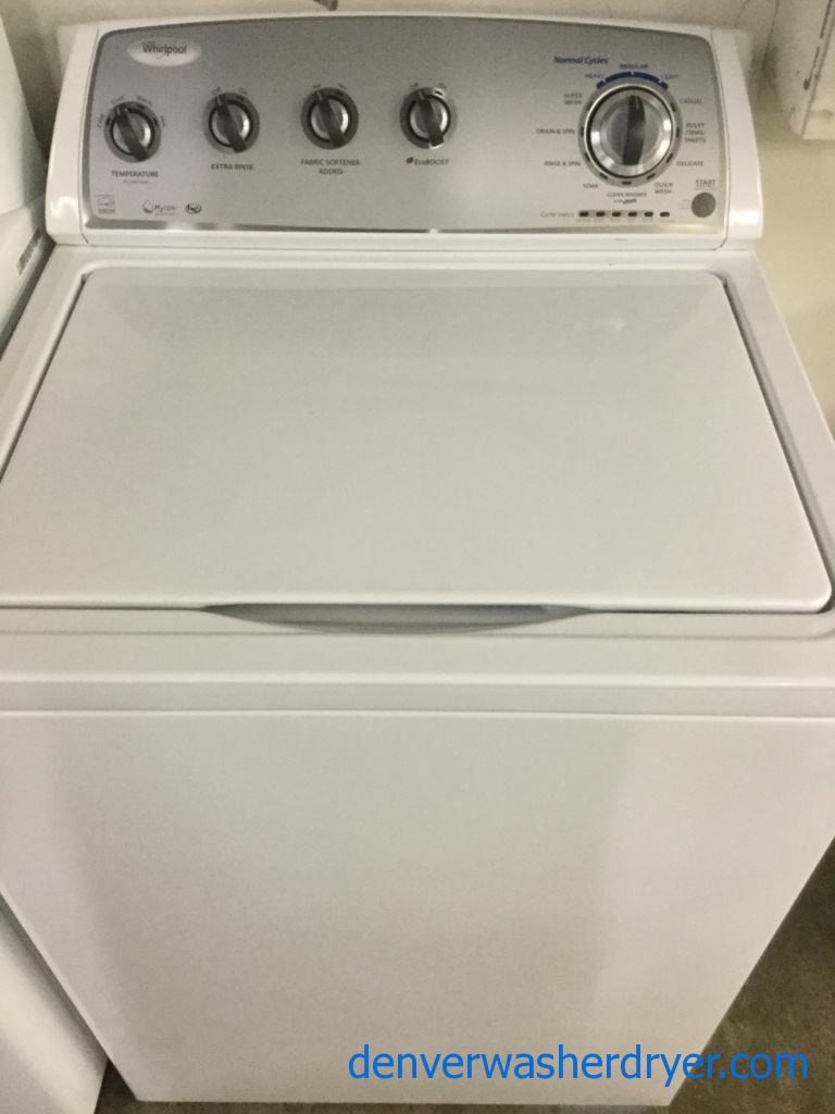 Whirlpool Washing Machine, Top-Load, Energy-Star, HE, Newer Model, Quality Refurbished, 1-Year Warranty