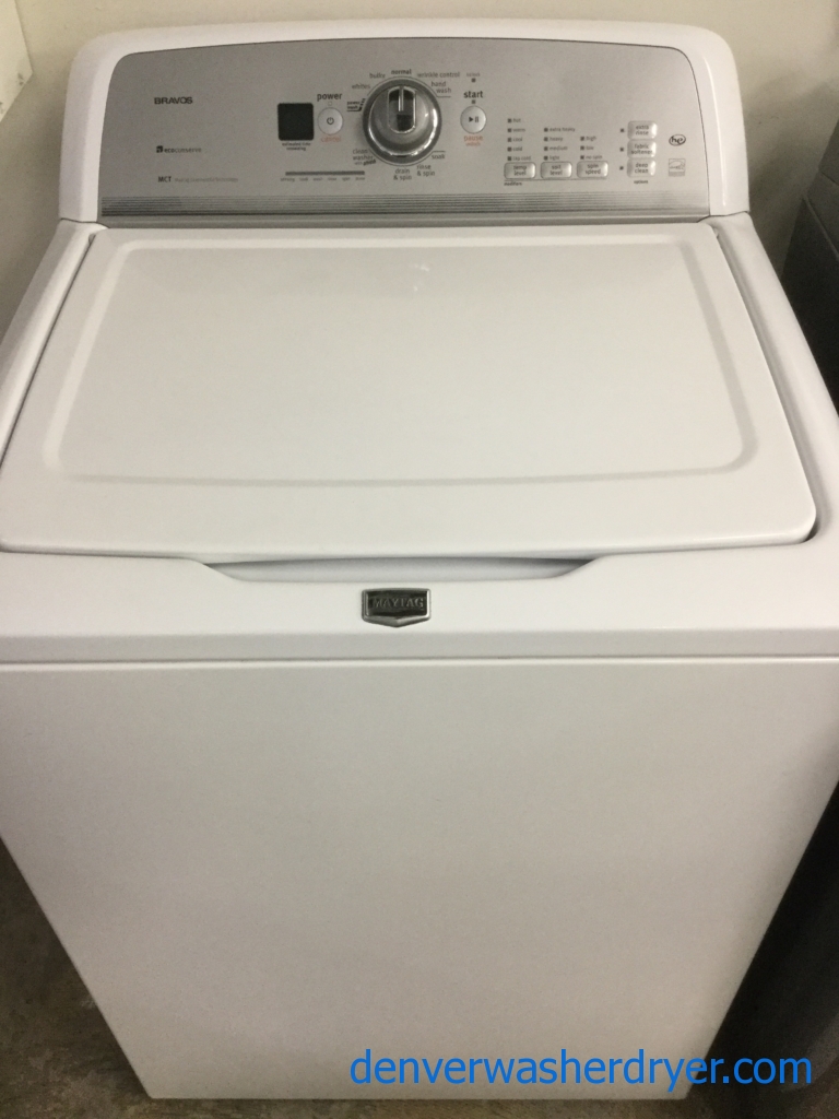 Maytag Bravos Washing Machine, Top-Load, Energy-Star, HE, Commercial Technology, Quality Refurbished, 1-Year Warranty!