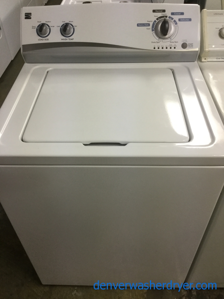 Kenmore Washing Machine, Top-Load, Agitator, Full-Sized, Quality Refurbished, 1-Year Warranty