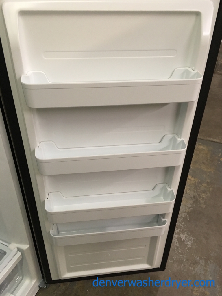 BRAND-NEW 28″ Stainless-Steel Insignia Frost-Free Upright Convertible (13.8 Cu. Ft.) Freezer/Refrigerator, 1-Year Warranty