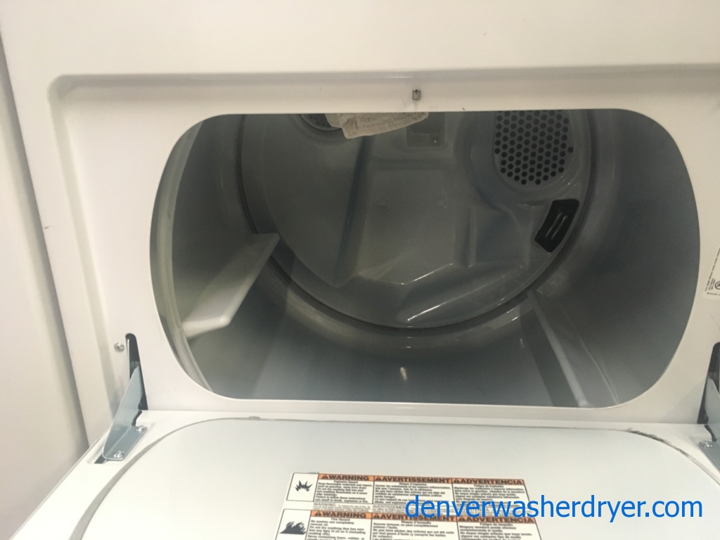 HE 27″ Whirlpool Top-Load Washer & Electric Dryer w/Sensor-Dry, 1-Year Warranty