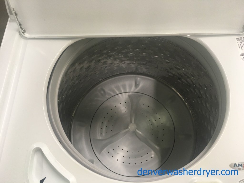 HE 27″ Whirlpool Top-Load Washer & Electric Dryer w/Sensor-Dry, 1-Year Warranty