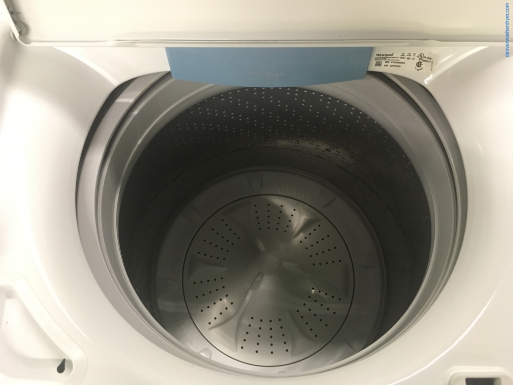 Neat Whirlpool HE Energy-Star Washer, Electric 27″ Dryer, Perfect Set, Quality Refurbished, 1-Year Warranty!