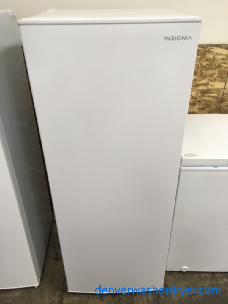 BRAND-NEW Insignia Upright (5.3 Cu. Ft.) Freezer, 1-Year Warranty