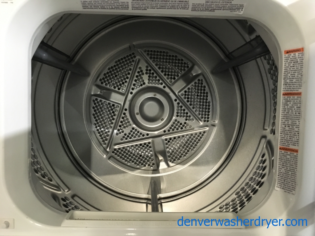 BRAND-NEW White Frigidaire 27″ ENERGY STAR HE Electric Laundry Center, 1-Year Warranty