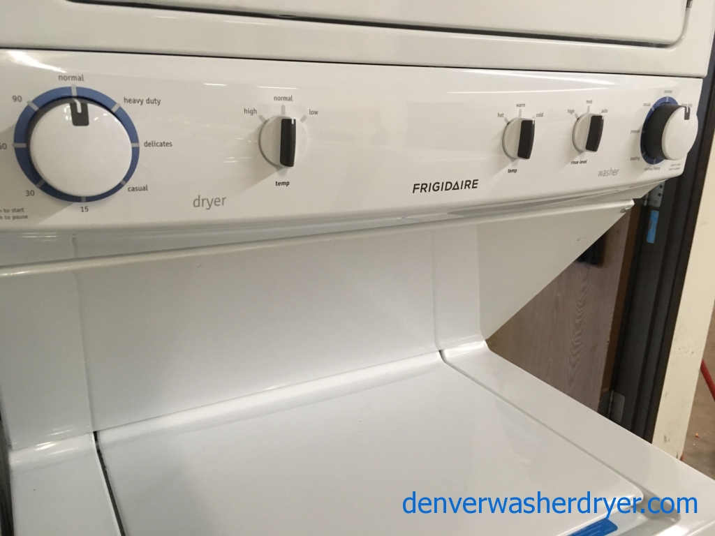 BRAND-NEW White Frigidaire 27″ ENERGY STAR HE Electric Laundry Center, 1-Year Warranty