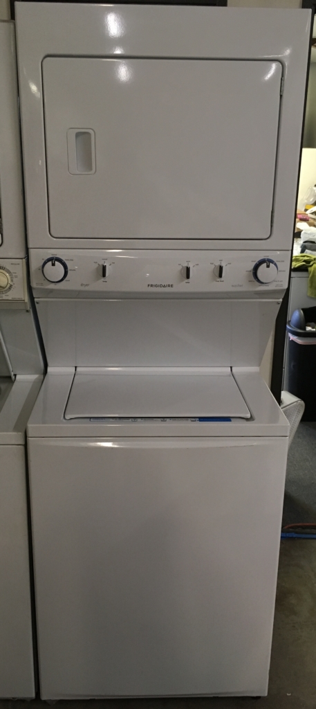 BRAND-NEW White Frigidaire 27″ ENERGY STAR HE Electric Laundry Center, 1-Year Warranty