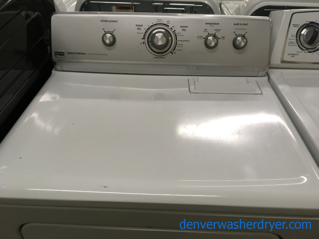 Large Images for Quality Refurbished Maytag Centennial Electric Dryer