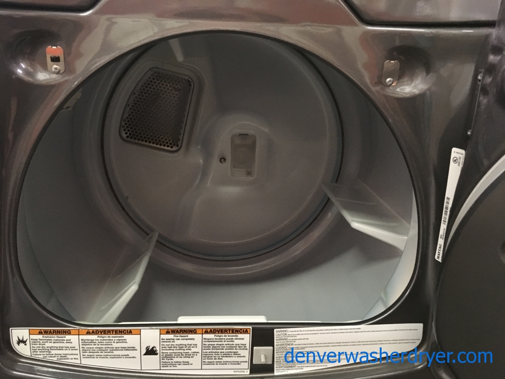 Quality Refurbished HE Maytag Bravos XL-Series Top-Load Direct-Drive Washer & HE Electric Steam-Dryer, 1-Year Warranty