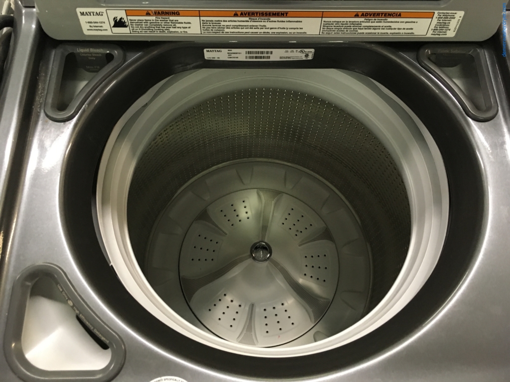 Quality Refurbished HE Maytag Bravos XL-Series Top-Load Direct-Drive Washer & HE Electric Steam-Dryer, 1-Year Warranty