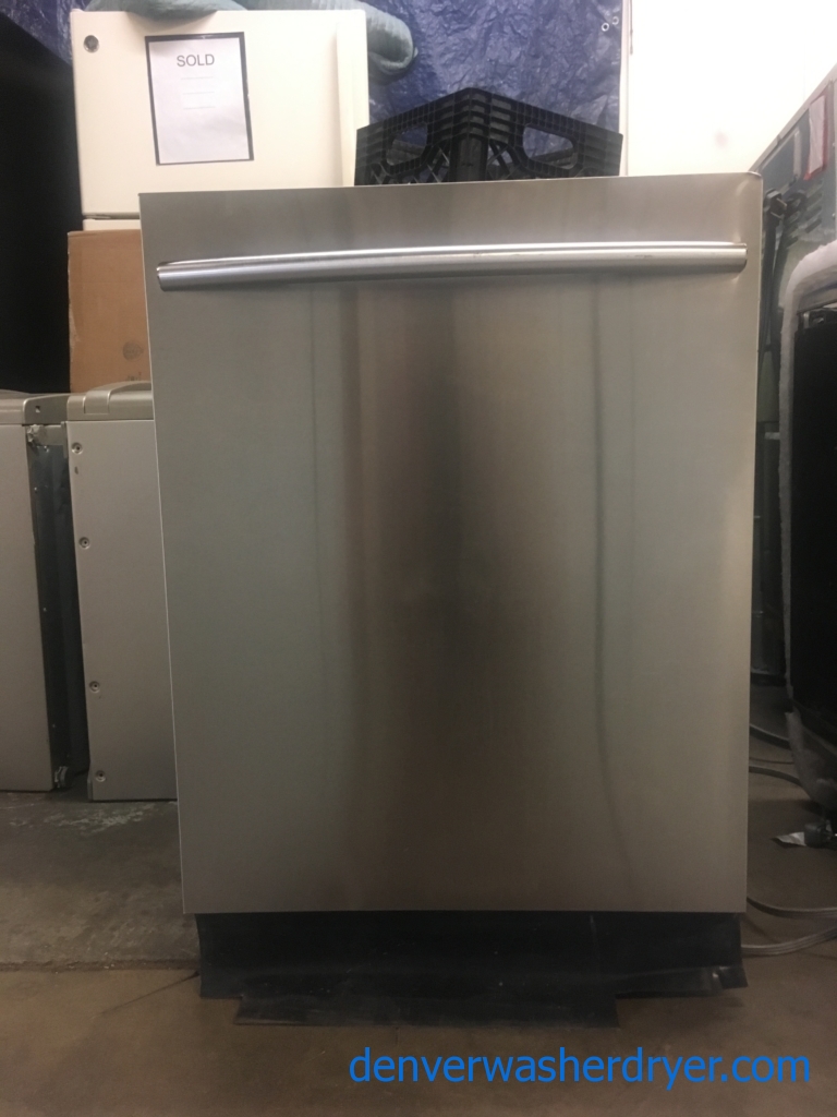 BRAND-NEW Samsung Storm-Wash 24″ Top-Control Built-In Stainless Dishwasher, 1-Year Warranty