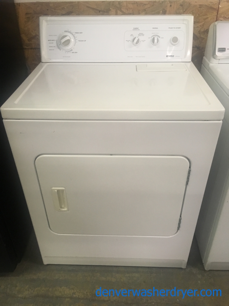 29″ Quality Refurbished Kenmore Electric Dryer, 1-Year Warranty