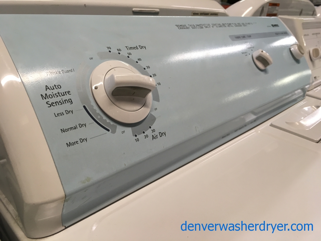 Quality Refurbished Kenmore Top-Load Washer & Electric Dryer, 1-Year Warranty