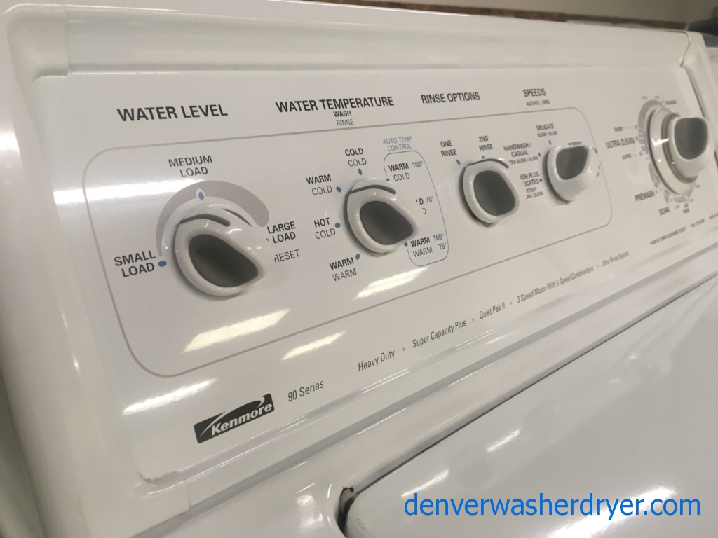 The Best 27″ Washer Ever Made, Kenmore 90 Series, Direct-Drive, Heavy-Duty, 1-Year Warranty