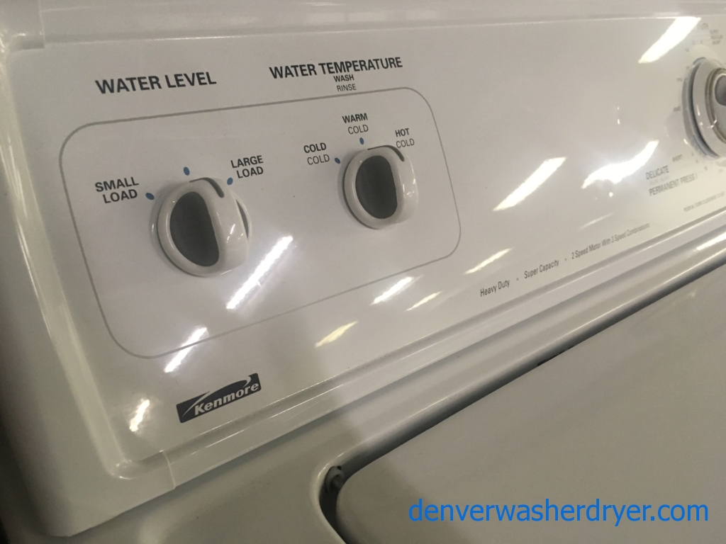 Quality Refurbished Kenmore 27″ Top-Load Direct-Drive (3.6 Cu. Ft.) Washer, 1-Year Warranty