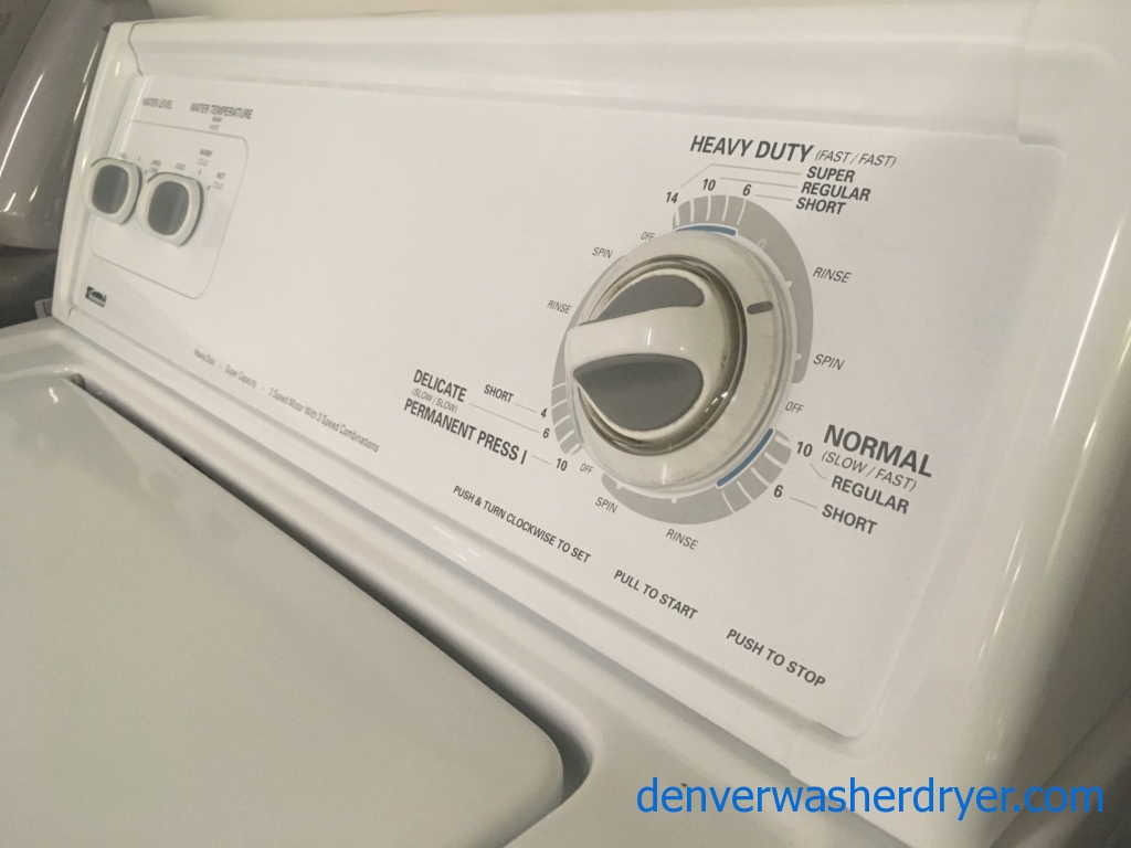 Quality Refurbished Kenmore 27″ Top-Load Direct-Drive (3.6 Cu. Ft.) Washer, 1-Year Warranty